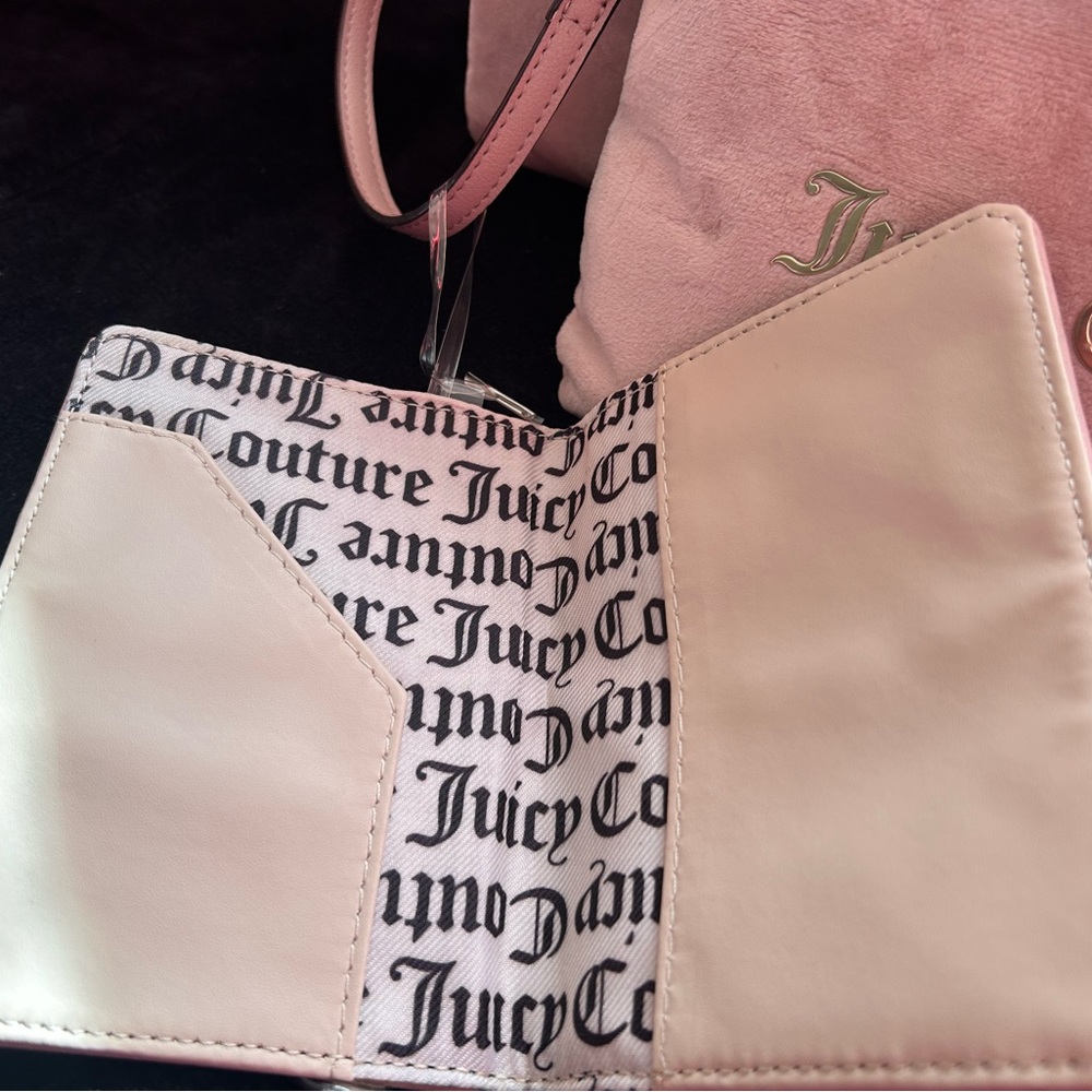 Juicy Couture Pink and Gold Transparent Tote - Picture 4 of 7